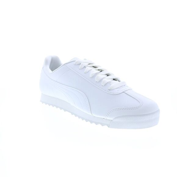 Puma Mens Roma Basic White Shoes (NWT) - Picture 2 of 7